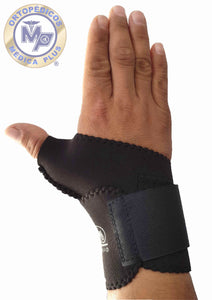 MUÑEQUERA DEPORTIVA MEDIO GUANTE NEOPRENO TERMICO 2 PIEZAS